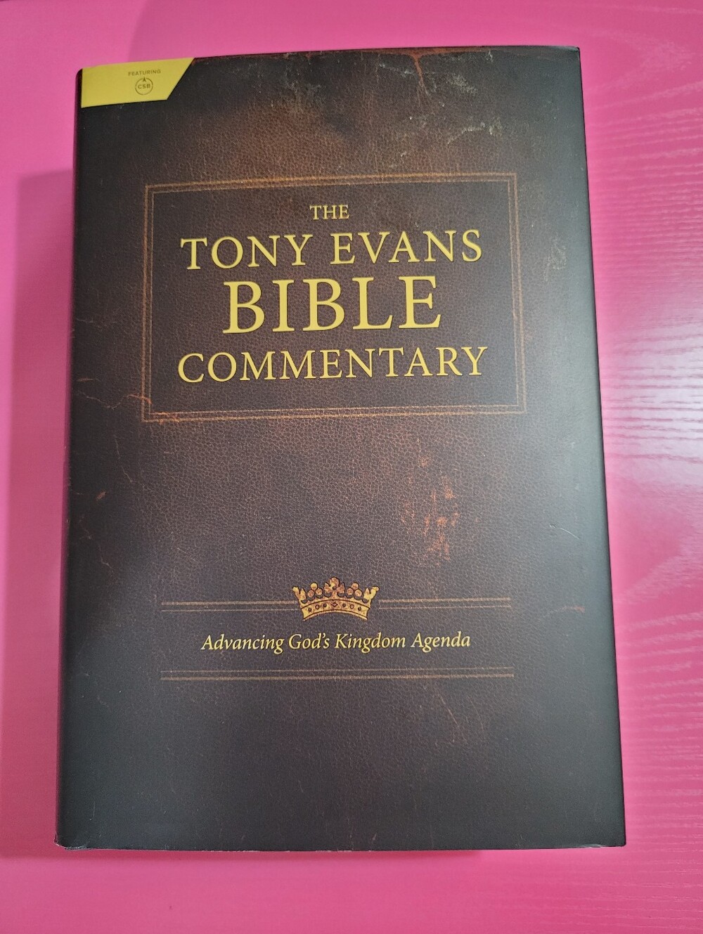 The Tony Evans Bible Commentary - Brown Hardcover (1279)